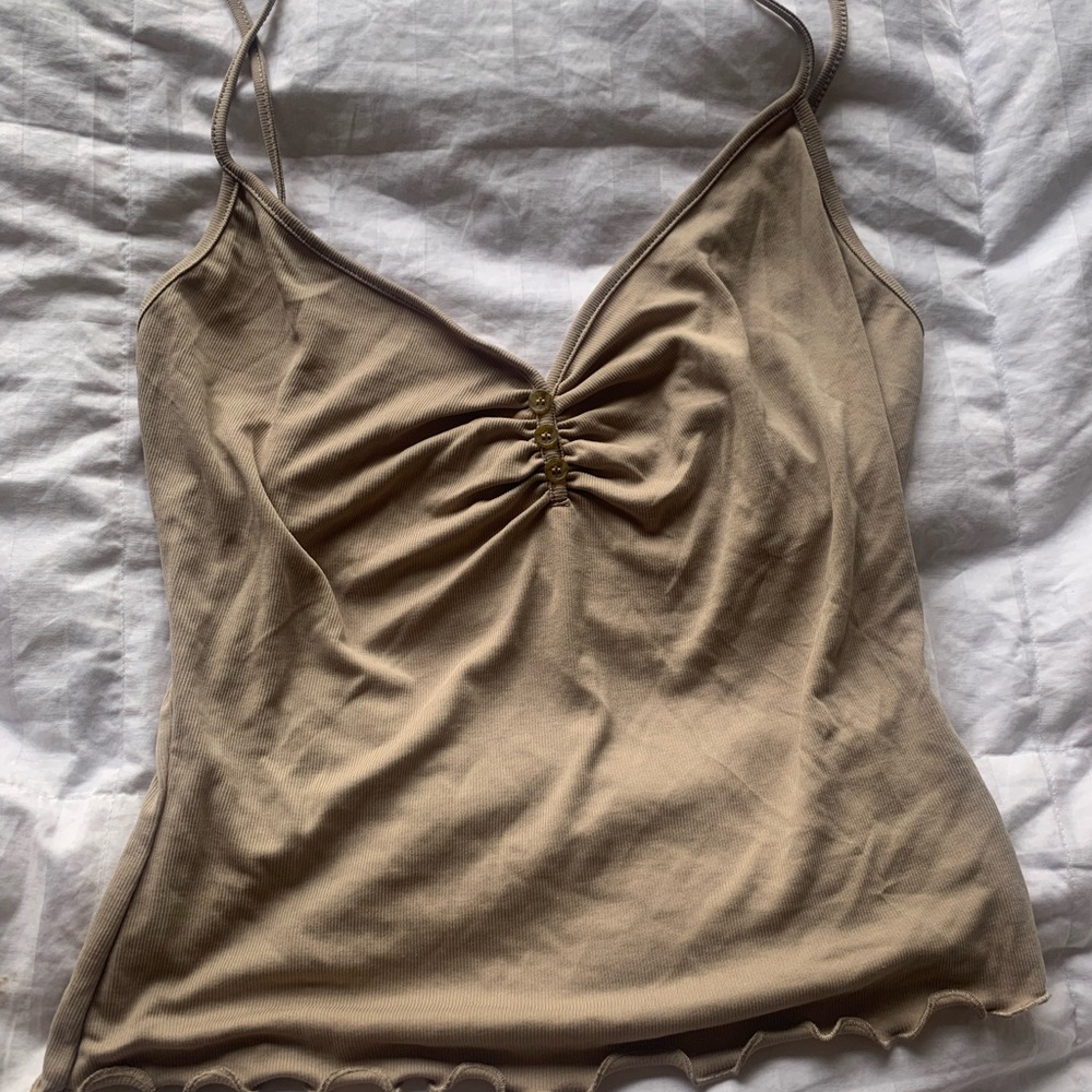 Beige tank top